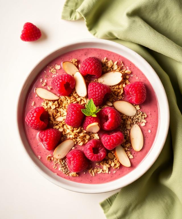 Berry Almond Smoothie Bowl
